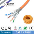 SIPUO alta velocidad stp cat7 del moldeo a presión de red cable fabricante